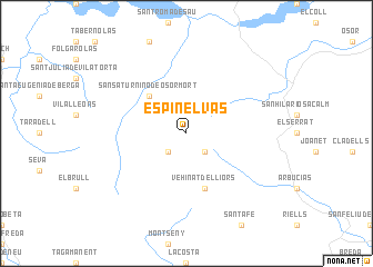map of Espinelvas