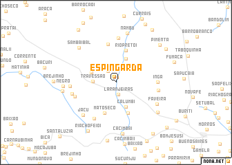 map of Espingarda