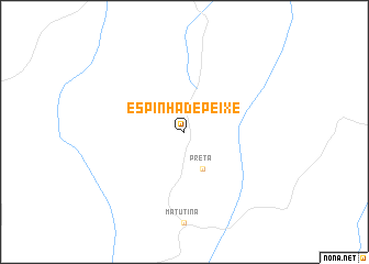 map of Espinha de Peixe