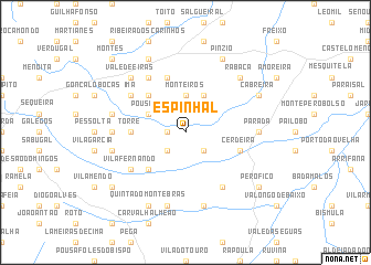 map of Espinhal