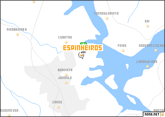 map of Espinheiros