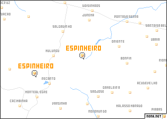 map of Espinheiro