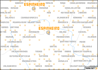 map of Espinheiro