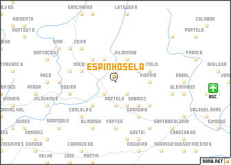 map of Espinhosela