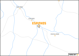 map of Espinhos