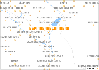 map of Espinosa de la Ribera