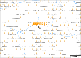 map of Espiñoso