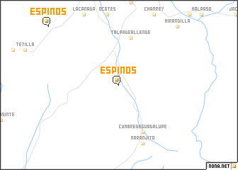 map of Espinos