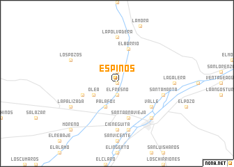 map of Espinos