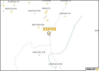 map of Espino