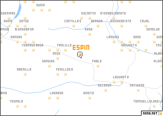 map of Espín