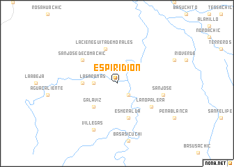 map of Espiridión