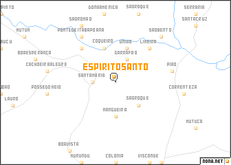 map of Espírito Santo