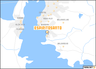 map of Espírito Santo