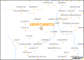 map of Espíritu Santo