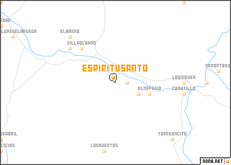 map of Espíritu Santo