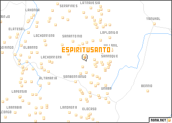 map of Espíritu Santo