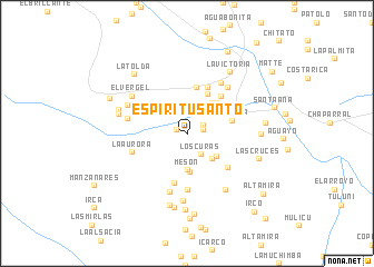 map of Espíritu Santo