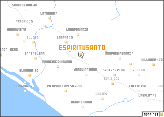 map of Espíritu Santo