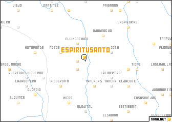 map of Espíritu Santo