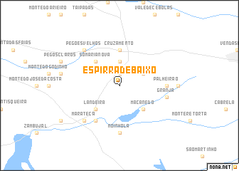 map of Espirra de Baixo