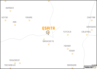 map of Espita