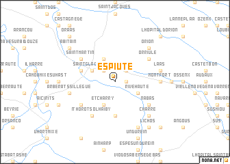 map of Espiute