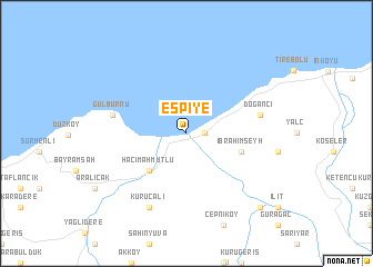 map of Espiye