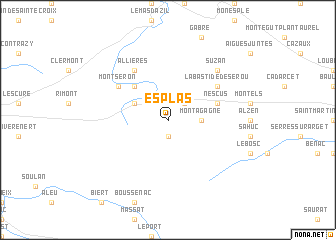 map of Esplas