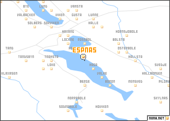map of Espnäs