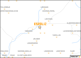 map of Espoliz