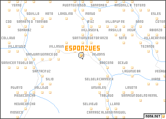 map of Esponzues