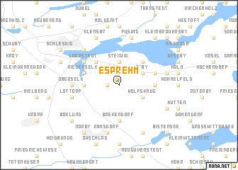 map of Esprehm