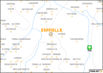 map of Espriella