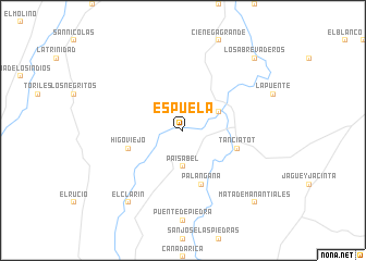 map of Espuela