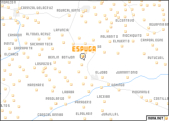 map of Espuga