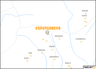 map of Espungabera