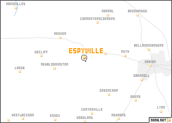 map of Espyville