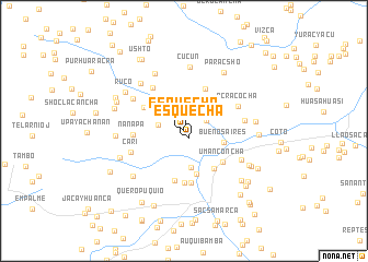 map of Esquecha