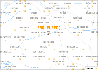 map of Esquelbecq