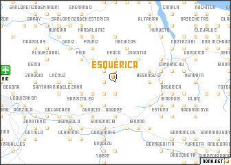 map of Esquerica