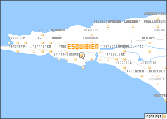 map of Esquibien