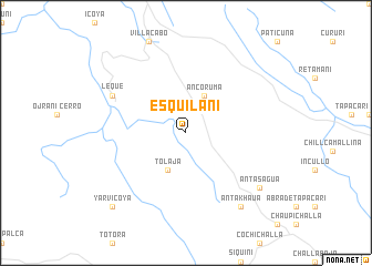 map of Esquilani