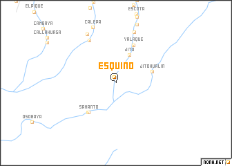 map of Esquino