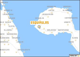 map of Esquipulas