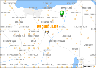 Esquipulas (Nicaragua) map