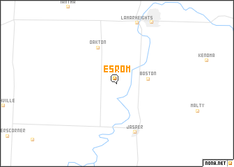 map of Esrom