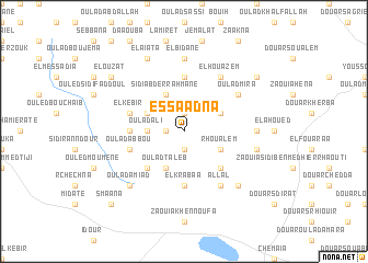 map of Es Saadna