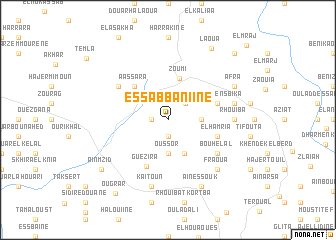 map of Es Sabbaniine