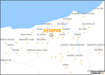 map of Es Safrâ